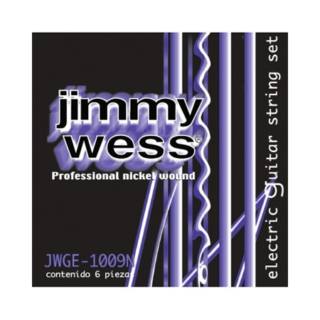 as cuerdas Jimmy Wess, en todas sus presentaciones, son el resultado de las más altas exigencias del músico profesional.
Jimmy Wess es; la cuerda profesional que permanece más tiempo afinada.
CALIBRE
.009
.011
.016
.024
.032
.042